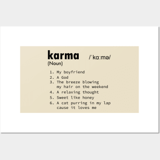 Karma definition Posters and Art